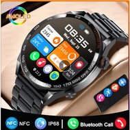 NFC Smart Watch Men HD Screen Heart Rate Sport Mode Blood Pressure BT Call IP68 Waterproof Smart Watch For Android iOS 2024New