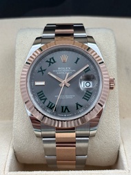 二手 USED  ROLEX 勞力士 DATEJUST 126331 溫布頓面 2024年8月 未打磨 99.99%新 全套 FULL SET