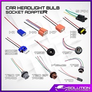 Car Headlight Bulb Socket Adapter Wiring Harness H1 H4 H7 H8 H11 HB3 9005 HB4 9006 T10 T20 1141 1016 T20 5 PIN RELAY