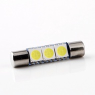 License plate light bulb 1X 28 mm. 31 mm C5w 5050 3SMD Festoon LED 3LED 12V White