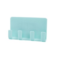 Gratis Ongkir - Gantungan Holder Dinding Tempel / Gantungan 4 Hook Multifungsi / Holder Tempat Kunci