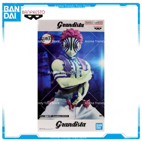 Original BANDAI BANPRESTO Demon Slayer Kimetsu No Yaiba Akaza In Stock Anime Model Collection Toys C