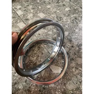 Velg 12 inch sepeda ukuran 12 inch bahan besi chrome lubang 16 bisa buat sepeda bmx dan mini