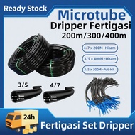 3/5 & 4/7 Microtube Full Fertigation Dripper Set Fertigasi Set Dripper Tiub Mikro Fertigasi 一出一滴箭毛管
