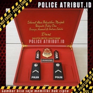 Pangkat BRIPDA Polisi PDH Box set Custom Promo Terbaru Perlengkapan