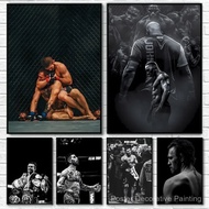 1PC Black And White U-Ultimate Fighting Championship UFC Poster Poster Paper Print Home Living Room 
