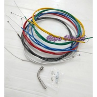 Fiber gas Cable Rope Carbon Fiber gas Cable universal matic Duck Antem sport Length 190cm