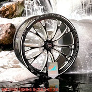 ล้อแม็ก MK FF001 ขอบ18  5รู114.3 กว้าง 8.5 ออฟเซต 38 ล้อสไตร์ซิ่งใส่แล้วสวยพอดีกับตัวรถ และล้อแม็กรุ