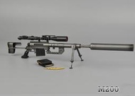 【現貨B-3】1/6  M200 狙擊槍 ZY15-11 黑鐵色  (我是塑膠模型)