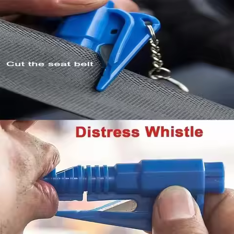 3 in 1 Safety Hammer Car Emergency Rescue Car Escape Tool Window Breaker Seat belt Cutter Compact Em