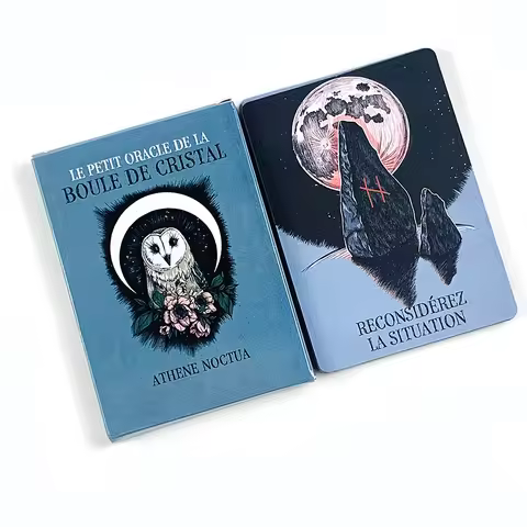Le Petit Oracle De La Boule De Cristal Oracle Cards 13-Card Deck Athene Noctua Tarot Divination Card