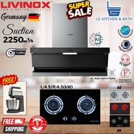 Livinox/Hood/Hob/LCH-90SWGM/Compact Slanted Hood