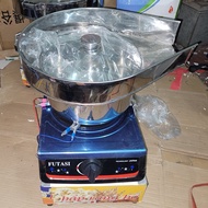 Popcorn popper with trough, Popcorn maker using large gas, 12kg gas, industrial gas