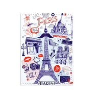 Paris Eiffel Tower PU Leather Travel Passport Cover
