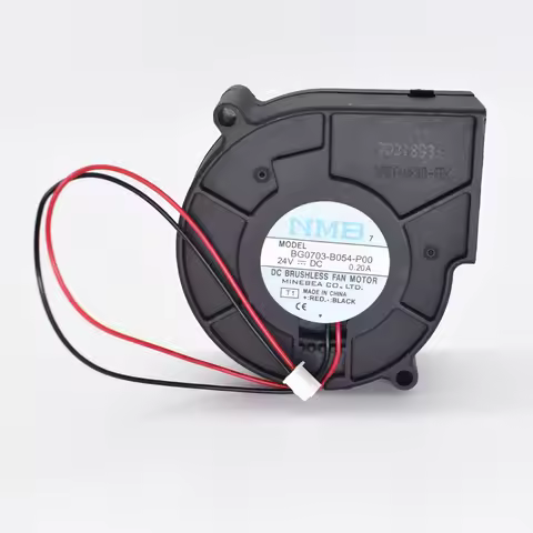 1pc NMB BG0703-B054-P00 75x75x30mm 24V 0.20A Ball Brushless DC Blower Fan 2 Pin
