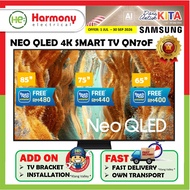 【𝐂𝐋𝐄𝐀𝐑𝐀𝐍𝐂𝐄】SAMSUNG 65" 75" 85" Neo QLED QN70F 4K AI UHD Smart TV QA65QN70FAKXXM / QA75QN70FAKXXM +  