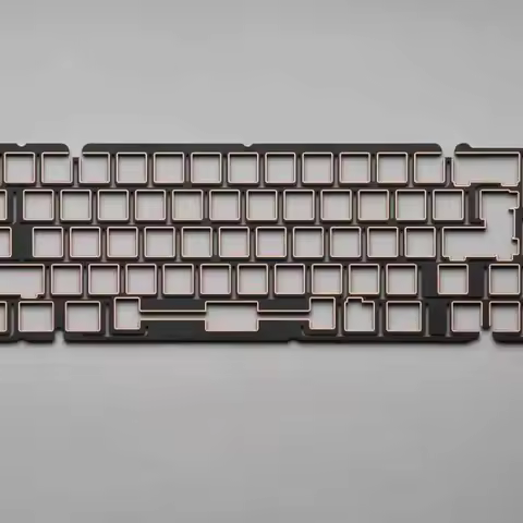 QK65MK3 Keyboard Positioning Board Customized Aluminum PP FR4 Plate Ergonomic E-sports Gaming Mechan