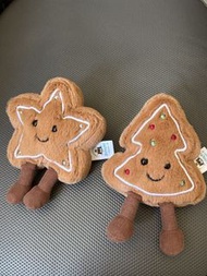 Jellycat Gingerbread Star & Tree Plush