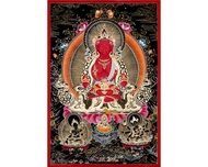 手繪阿彌陀佛唐卡藝術