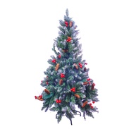 Partyforte Christmas 6Ft Premium Mixed Pine Christmas Tree With Acorns And Mistletoes