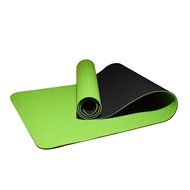 TRITON Tpe 2-Layer Yoga Mat 6mm Green/Black