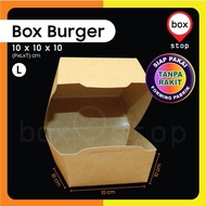 Burger Box - Burger Box - Burger Box - Brown KRAFT - L (50 pcs)