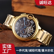 2026 Fashion Sports Ready Stock Series Fashion Watch 6-Needle Small Needle Mechanical Blue Balloon M