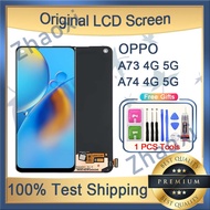 Original AMOLED OPPO A73 4G 5G A74 4G 5G LCD Display Touch Screen Replacement