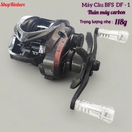 BFS DF 1 high quality lightweight carbon horizontal fishing reel 118g with 5kg load capacity special