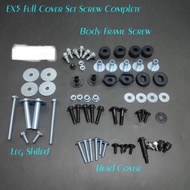 Ex5 / Dream complete Set + Handle Cover Screw + Leg Shield Screw Body ex5