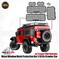 Metal Window Mesh Protective Net for TRX4 Defenfer 1/10 Rc Crawler Car