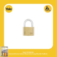 YALE YE1/50/126 - Yale Essential Series Indoor Brass Extra Long Shackle Padlock