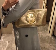 Tory Burch Bag 金色 袋 clutch gold 包 twist OL party 名牌 側揹 mini 細袋 鞋 case vanity crossbody