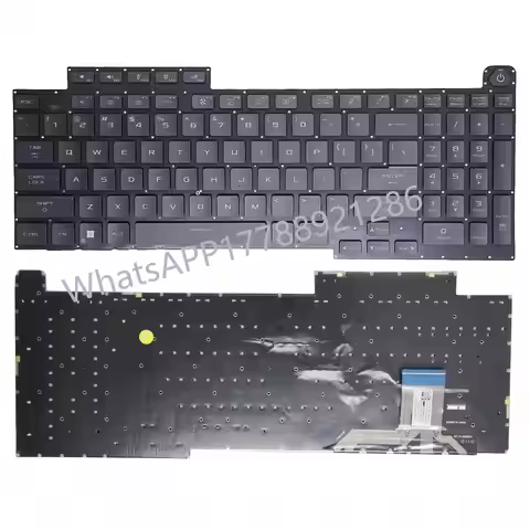 US RU RGB Backlit Keyboard For Asus ROG Strix G17 G713 GL743 G713Q G713QY G713QE USA English Russian