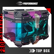 PROFORMANCE Aluminium Rainbow Top Box Universal For Motorcycles