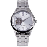 NEW Orient Mechanical Silver Open Heart FAG03001W0 AG03001W Analog Stainless Steel Watch