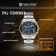 [PRE-10.10 MEGA DEALS]Pagani Gear Jam Tangan Lelaki Men's Stainless Steel Quartz Watch PG-TD8904