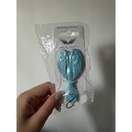 Tangle angel blue keyring brush/comb