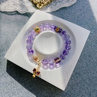 紫水晶超七天然水晶多寶 // 山與珠寶手作客製 DIY 手鏈