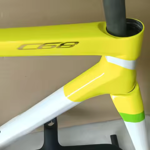 C68 Road Bicycle Carbon Frame C68 Frameset With Handlebar T1100 Racing Bike Frame Disc Brake Custom 