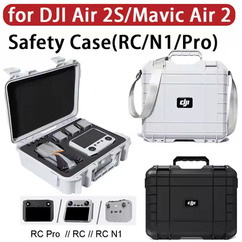 for AIR 2S Waterproof Case Drone Protection Box Battery Remote Control Suitcase Accessories For DJI 