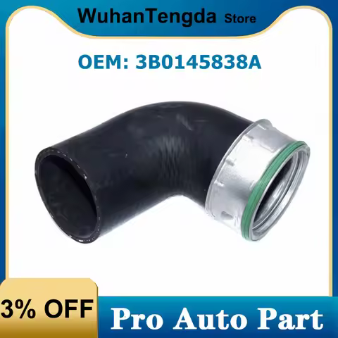 Air Cleaner Intake Turbo Pipe Intercooler Rubber Hose 3B0145838A for Audi A4 B6 B7 Skoda SuperB VW P