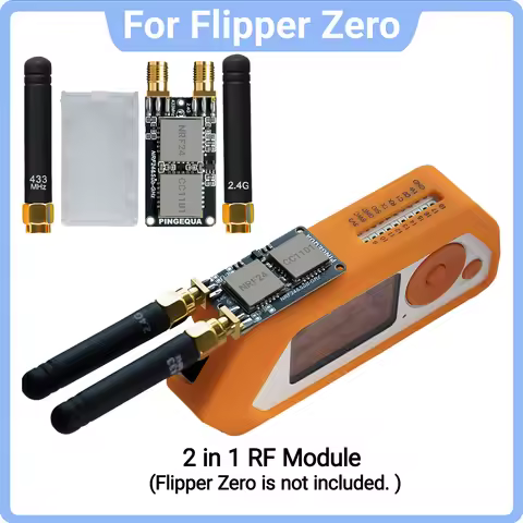 PINGEQUA 2-in-1 Development Expansion Board Compatible with Flipper Zero, Auto-Switch, App-Ready, Pl