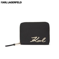 KARL LAGERFELD - K/SIGNATURE MEDIUM ZIP WALLET 240W3202 กระเป๋าสตางค์