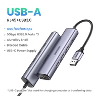 UGREEN USB Ethernet Adapter 1000Mbps USB 3.0 Ethernet HUB USB HUB cho máy tính xách tay Xiaomi Mi Bo