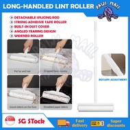 Long-Handled Dust Roller With Expandable Handle 55-93cm For Powder And Lint In The House. Easy To Us
