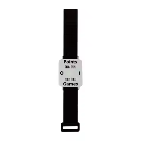 1B-For Scorekeeper Wristband Adjustable Score Keeper Counter Wrist Strap With Score Display,Tennis S