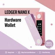 Ledger Nano X Hardware Wallet Bluetooth 5.0 Dompet Kripto Cold Storage Self-Custody