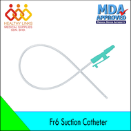 Suction Catheter with Fingertips Control Sterile Packaging FR6 / FR08 / FR10 / FR12