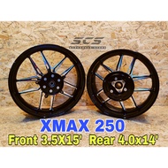 Sport Rim Forged CNC Yamaha XMAX XMAX250 Alloy Rim 350x15' 400x14' Accessories Motor 250 Scooter Black